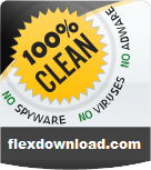 100% CLEAN no spyware no viruses no adware flexdownload.com