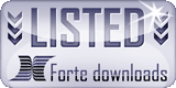 LISTED in Forte downloads