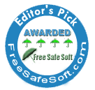 Editor's Pick Awarded 4 Stars by FreeSafeSoft.com