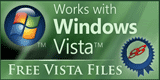 Works with Windows Vista certified by Free Vista Files