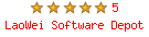 Awarded 5 Stars by LaoWei Software Depot