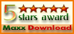 5 Stars Award from Maxx Download