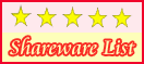 Awarded 5 Stars at Shareware List