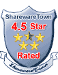 SharewareTown 4.5 Star Rated