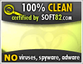 100% Clean Certified by Soft82.com