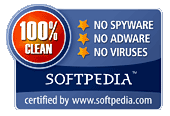 100% Clean Certified by Softpedia