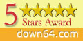 5 Stars Rating from down64.com